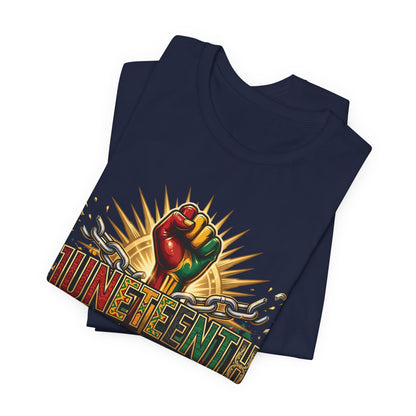Juneteenth Graphic Tee — "Honoring the Past, Empowering the Future"