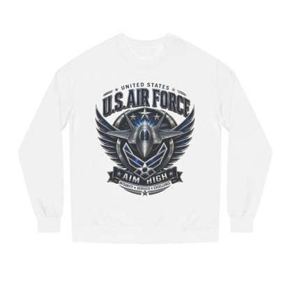 U.S. Air Force 'Aim High' Crewneck Sweatshirt — Military Aviation Graphic