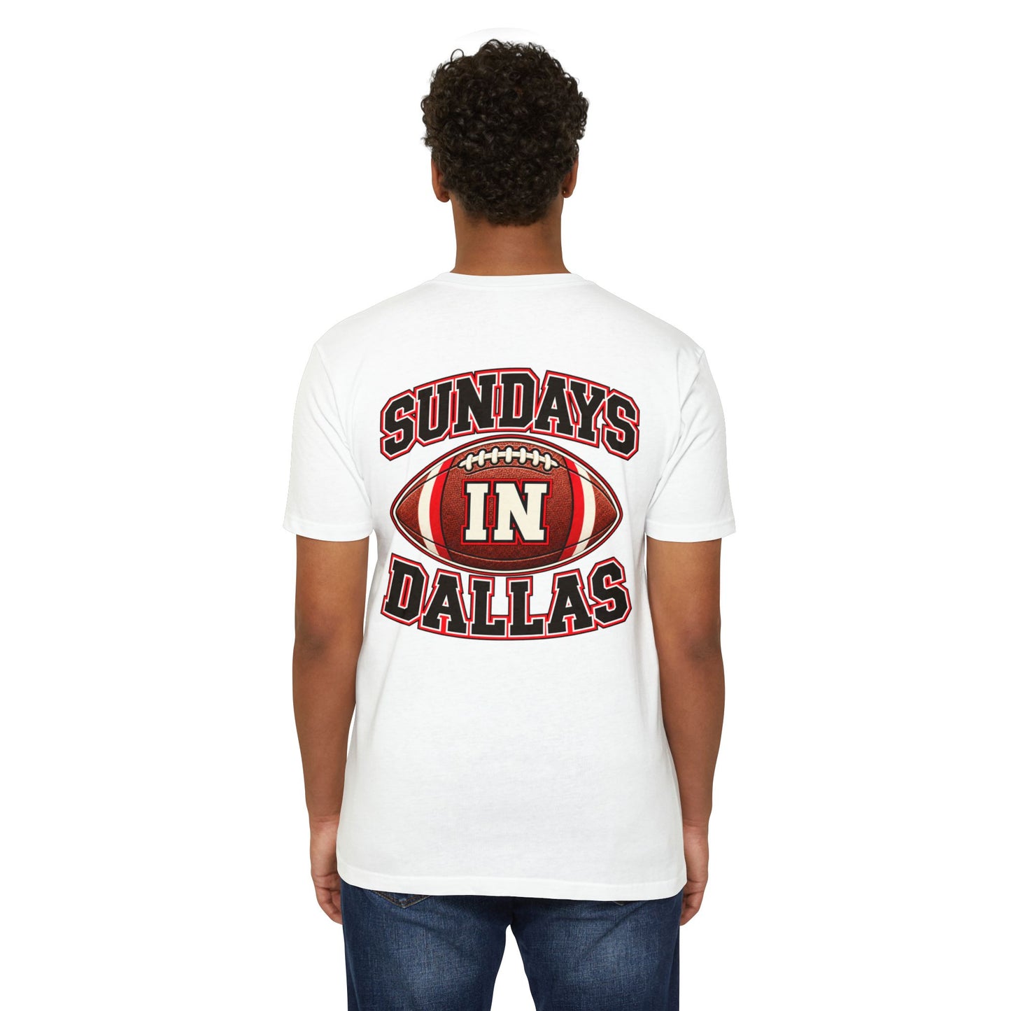 Sundays in Dallas Football T-Shirt