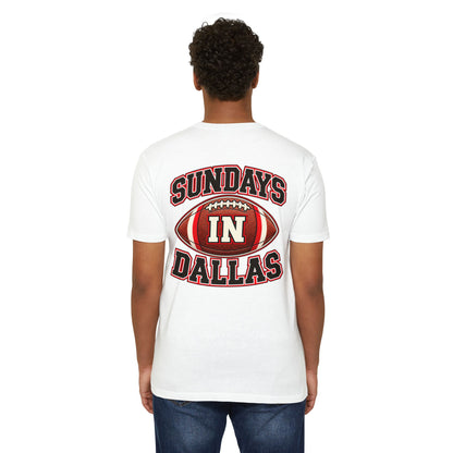 Sundays in Dallas Football T-Shirt