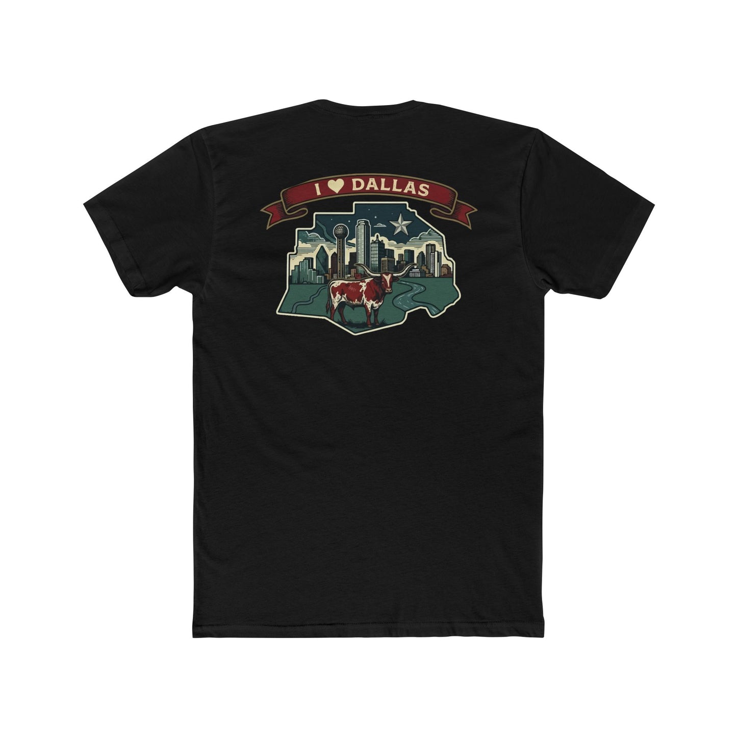 I Heart Dallas Tee — Vintage Dallas Skyline T-Shirt