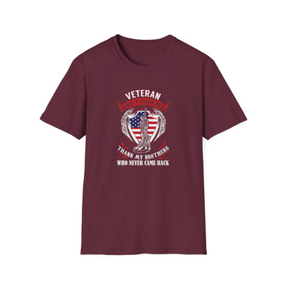 Veteran Tribute  Thank My Brothers Who Never Came Back T‑Shirt
