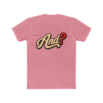And? Graphic Tee — Retro Script Question Mark Shirt