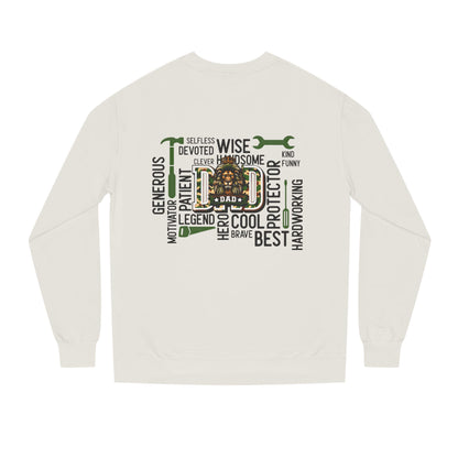 Dad Toolbox Word Cloud Sweatshirt — Father’s Day Mechanic Gift