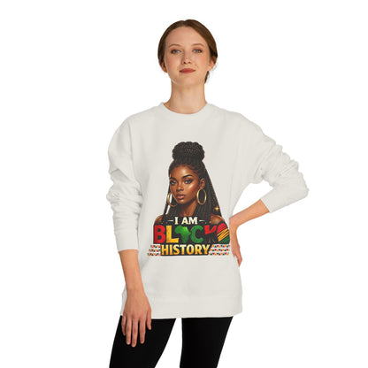 I Am Black History Sweatshirt — Afrocentric Black History Month Crewneck