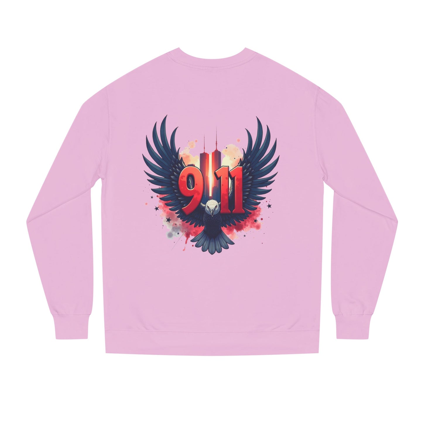9/11 Memorial Sweatshirt – Eagle Wings Tribute Crewneck