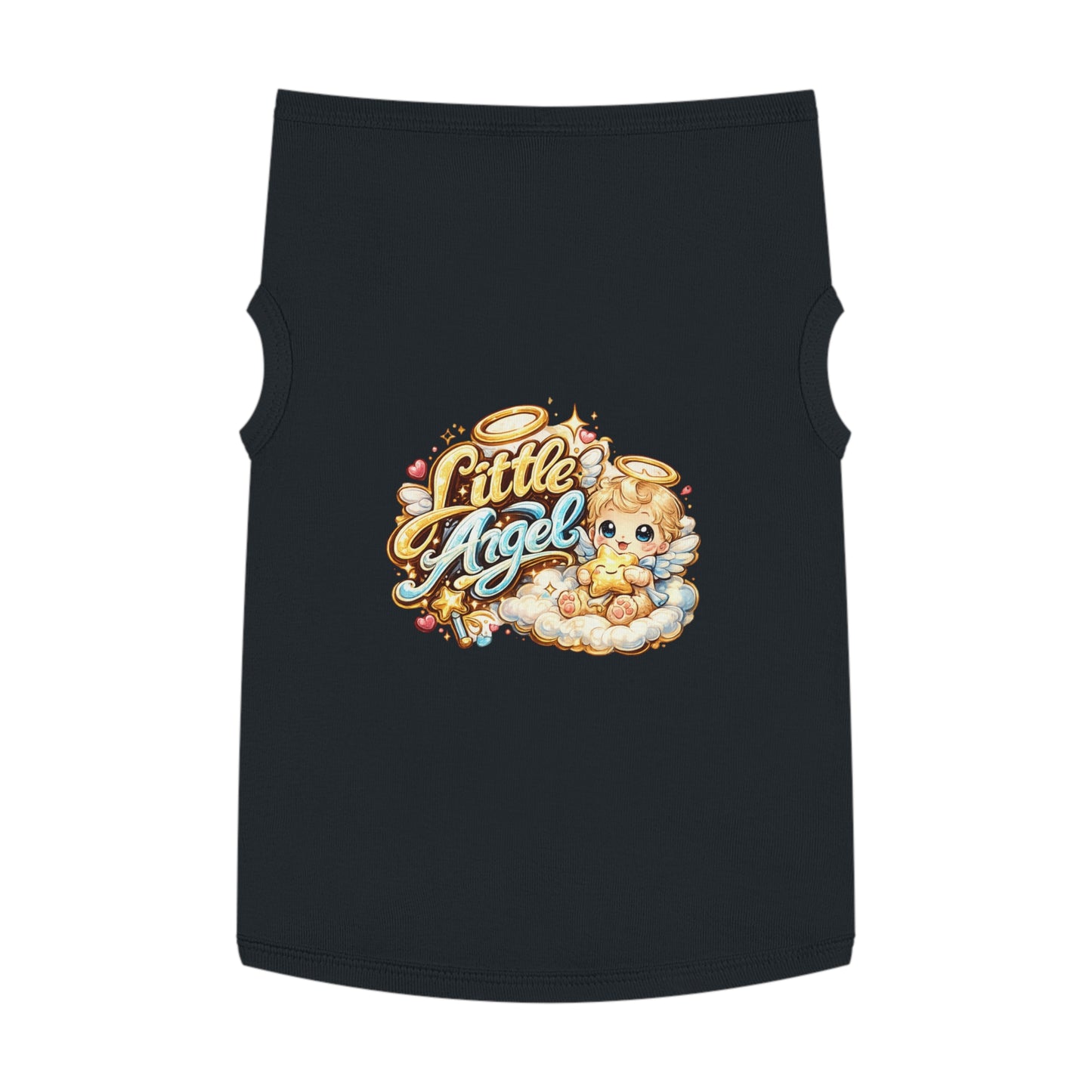 Little Angel Pet Tank Top — Cute Angel Puppy & Kitten Shirt for Small Dogs and Cats