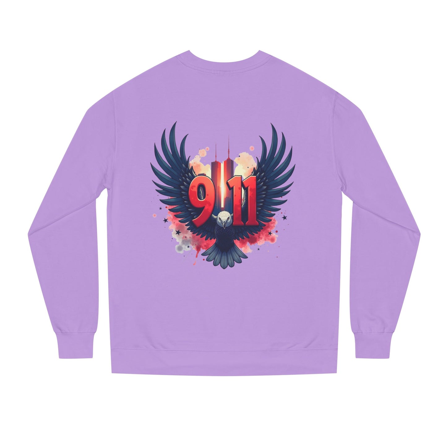 9/11 Memorial Sweatshirt – Eagle Wings Tribute Crewneck