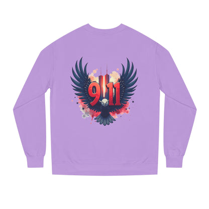 9/11 Memorial Sweatshirt – Eagle Wings Tribute Crewneck