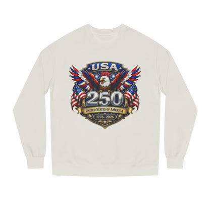 USA 250th Anniversary Eagle Sweatshirt — 1776-2026 Patriotic Crewneck
