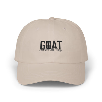 Dad Cap — GOAT (Greatest Of All Time) Embroidered Classic Baseball Hat