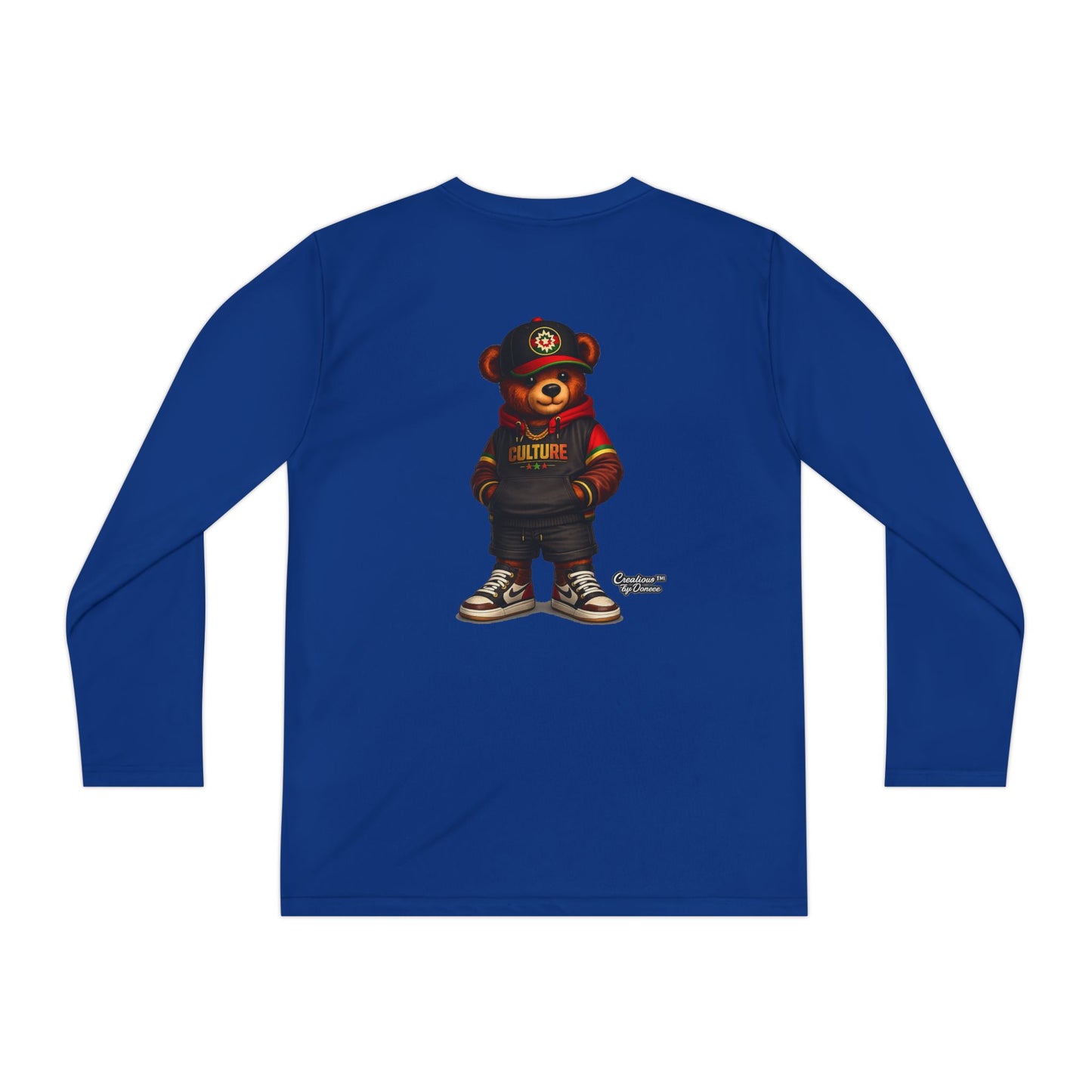 Kids Bear Graphic Long Sleeve Tee — Urban Streetwear Youth Shirt