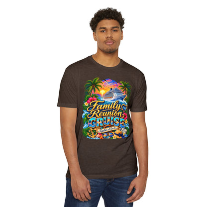 Family Reunion Cruise T-Shirt — Tropical Cruise Crew Tee
