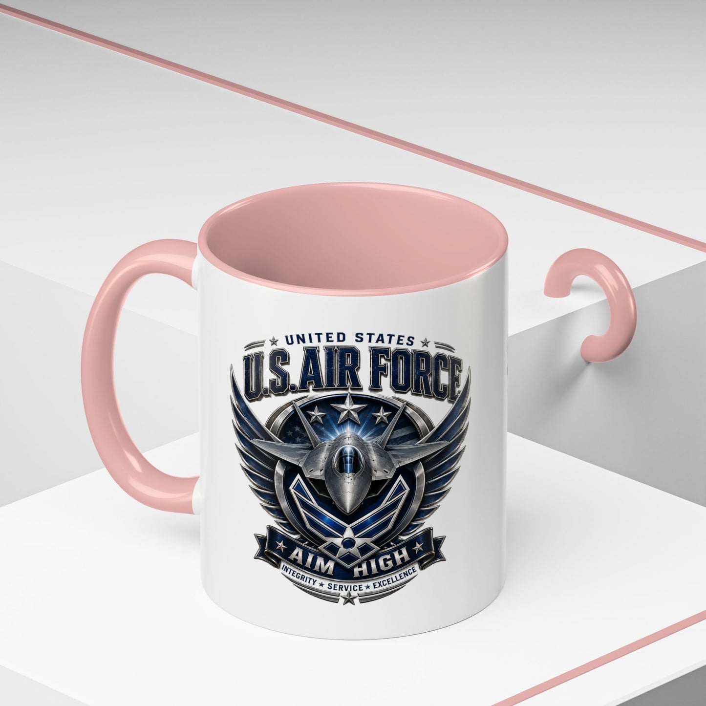 U.S. Air Force Aim High Accent Coffee Mug (11/15oz)