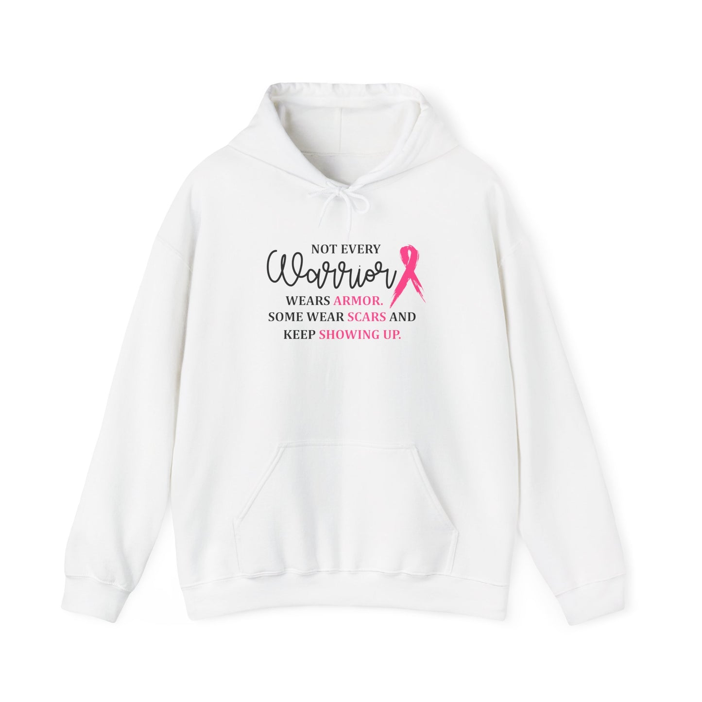 Not Every Warrior Wears Armor Breast Cancer Awareness Hoodie