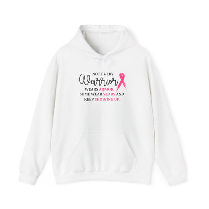 Not Every Warrior Wears Armor Breast Cancer Awareness Hoodie