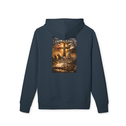 Under God Cross Hoodie — Christian Faith Inspirational Pullover
