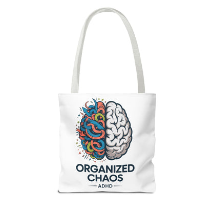 ADHD Tote Bag — "Organized Chaos" Brain Design