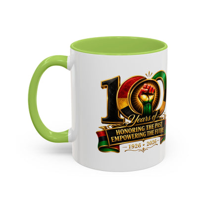 100 Years Commemorative Coffee Mug — "Honoring the Past, Empowering the Future"