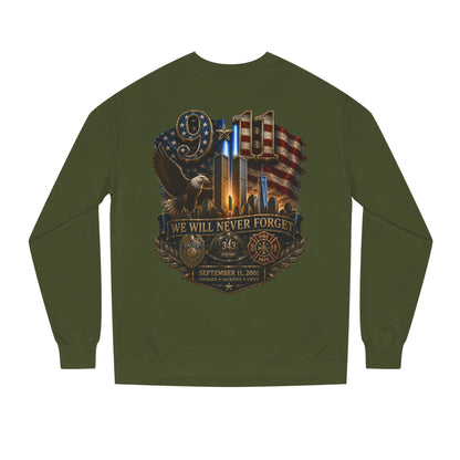 9/11 We Will Never Forget Memorial Sweatshirt