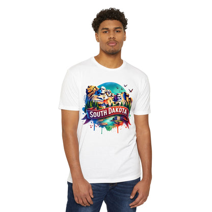 South Dakota Mount Rushmore T-Shirt — Retro Watercolor State Souvenir