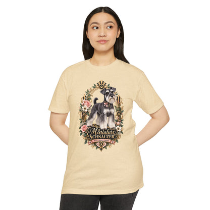 Miniature Schnauzer Floral Tee
