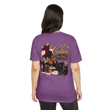 Creations By Denee Graphic T-Shirt — Black Woman Designer Artist Desk Tee