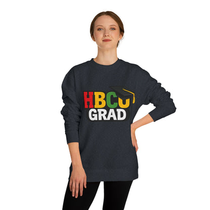 HBCU Grad Sweatshirt — Graduation Crewneck with Mortarboard