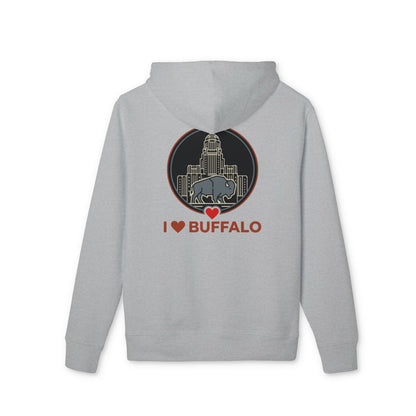 Buffalo Skyline Hoodie — I  Buffalo Retro Cityscape