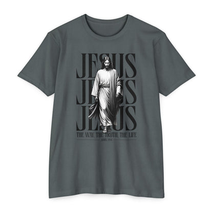Jesus Graphic T‑Shirt — The Way The Truth The Life Faith Tee