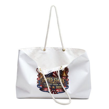 Patriotic Eagle Weekender Bag - United States 1776–2026 250th Anniversary