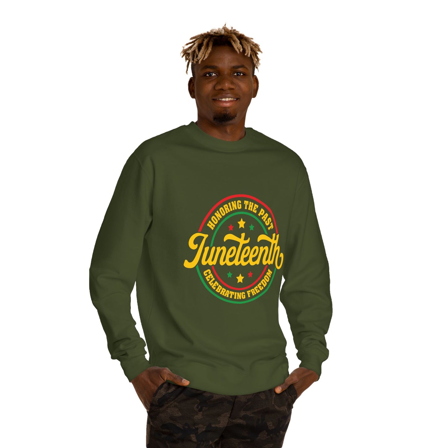 Juneteenth Crewneck Sweatshirt — "Honoring the Past, Celebrating Freedom"