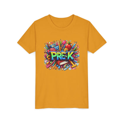 PRE-K Kids Tee — Colorful Back-to-School Pre-K Shirt for Preschoolers