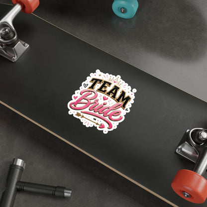 Team Bride Die-Cut Sticker — Bachelorette Party Bridal Shower Favor