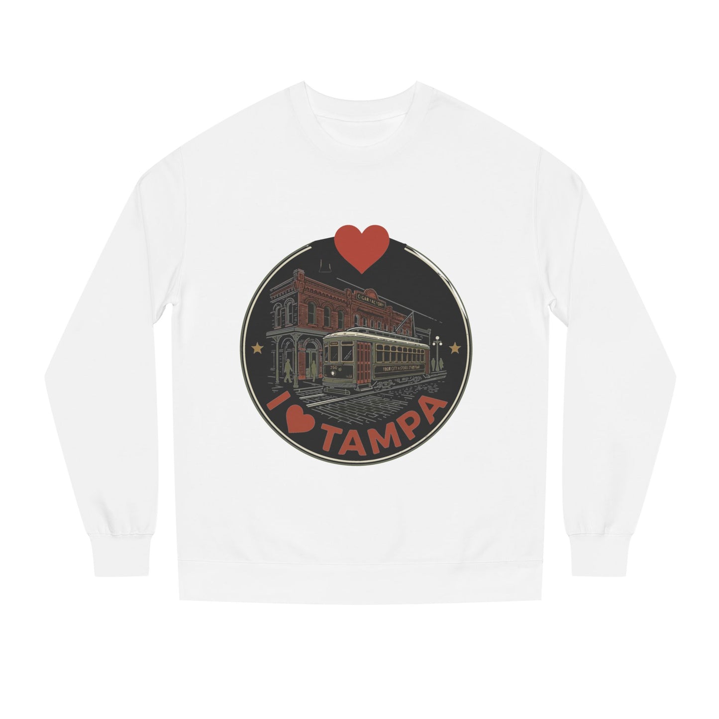 Tampa Sweatshirt — I  Tampa Vintage Streetcar Crewneck