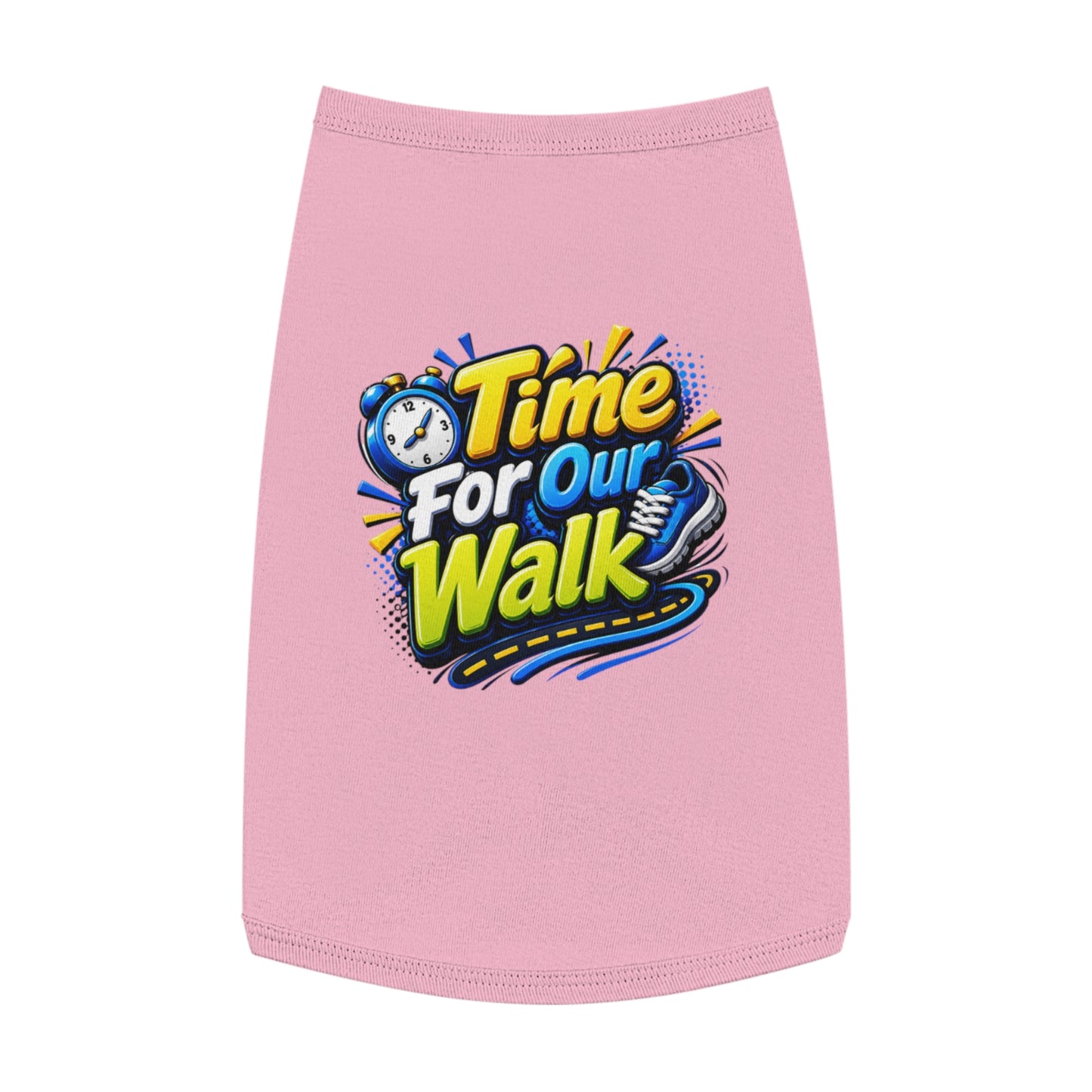 Pet Tank Top — "Time For Our Walk" Cute Dog Walking Shirt