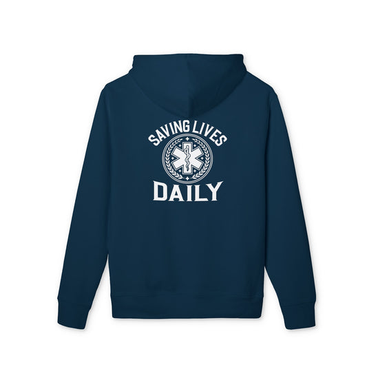 Daily Sangha Hoodie — 'Sangha Is Daily' Zen Buddhist Meditation Pullover