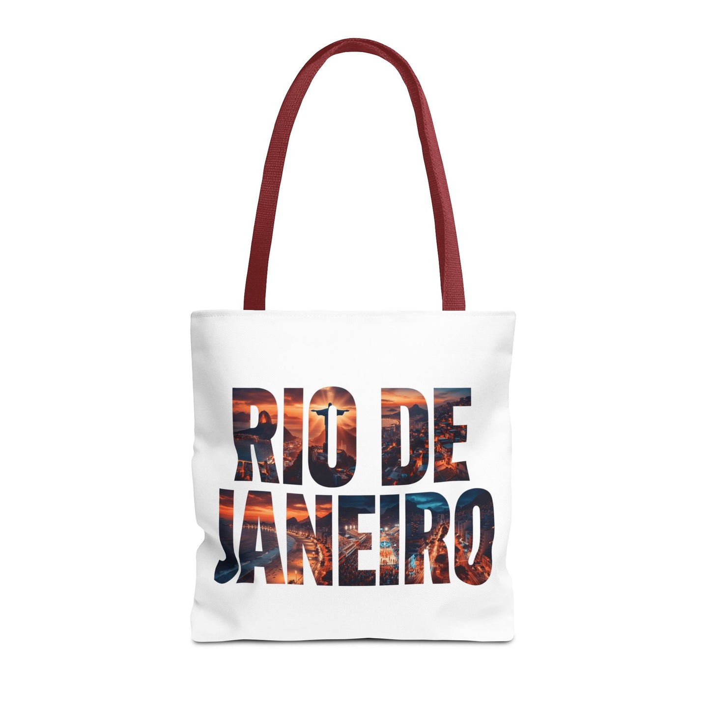 Rio de Janeiro Sunset Tote Bag — Travel Beach Cityscape Graphic Tote