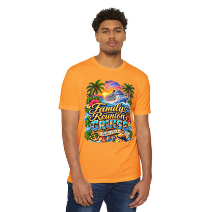 Family Reunion Cruise T-Shirt — Tropical Cruise Crew Tee