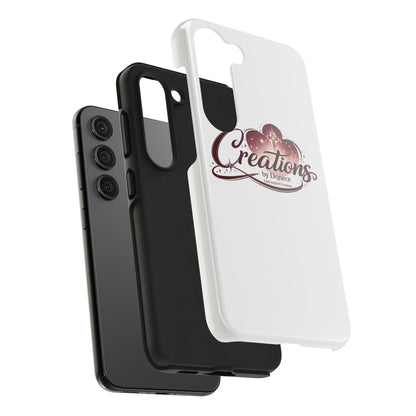 Tough Phone Case — "Creations by Donece" Logo Protective Phone Cover