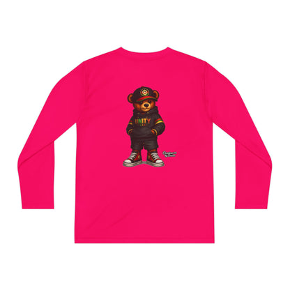 Youth Long Sleeve Tee — 'Unity' Streetwear Bear Graphic