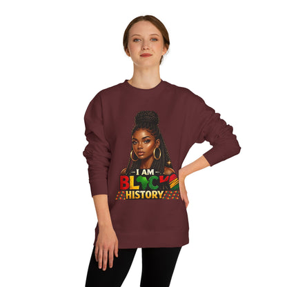 I Am Black History Sweatshirt — Afrocentric Black History Month Crewneck