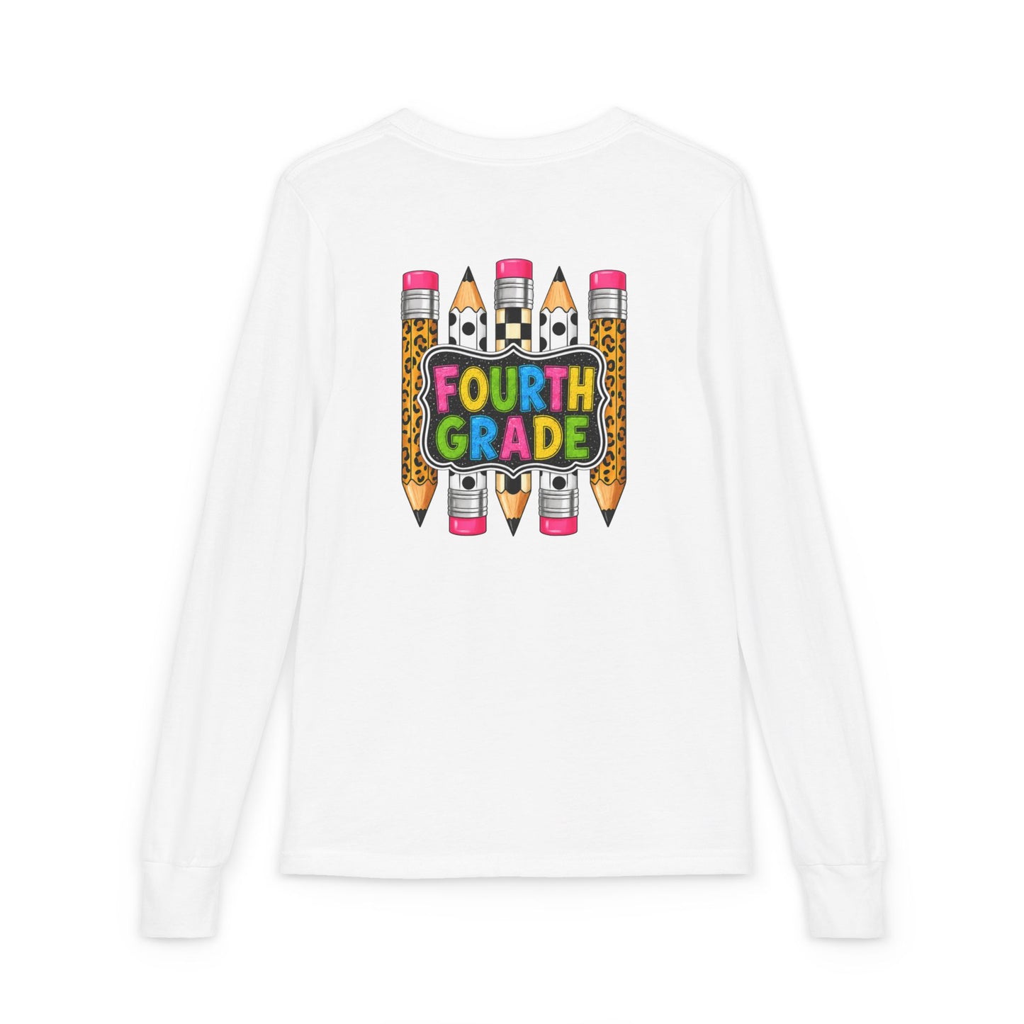 Fourth Grade Pencils Youth Long Sleeve Tee