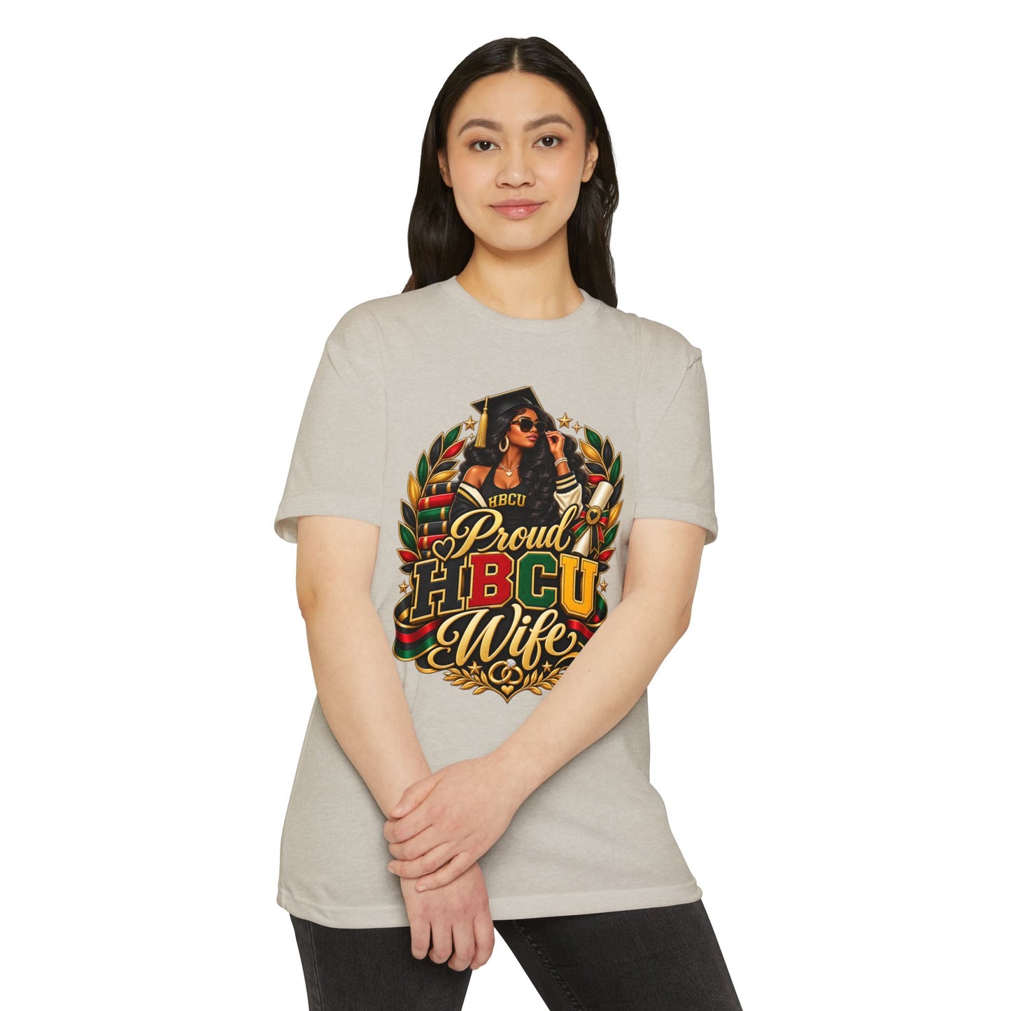 Proud HBCU Wife T-Shirt — Graduation Tribute Tee for HBCU Spouses