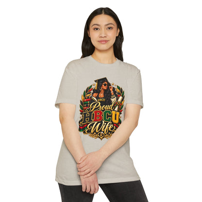 Proud HBCU Wife T-Shirt — Graduation Tribute Tee for HBCU Spouses