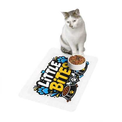 Pet Food Mat — "Little Bites" Non-Slip Feeding Mat (12x18)