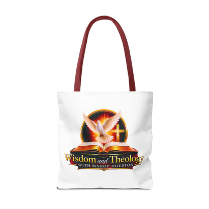 Christian Wisdom & Theology Tote Bag — 'Wisdom and Theology with Bishop Houston' Inspirational Faith Tote
