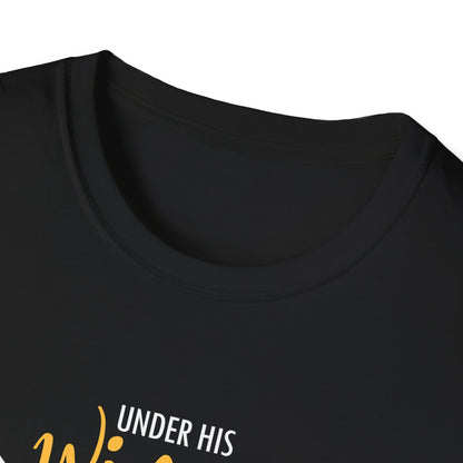 Under His Wings You Will -find Refuge Psalm 91:4 T-Shirt
