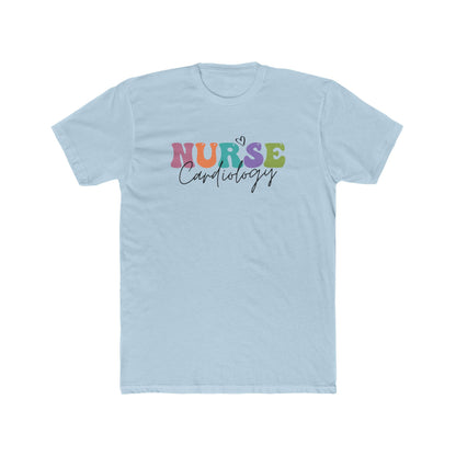 Cardiology Nurse T‑Shirt — Colorful 'NURSE Cardiology' Crew Tee