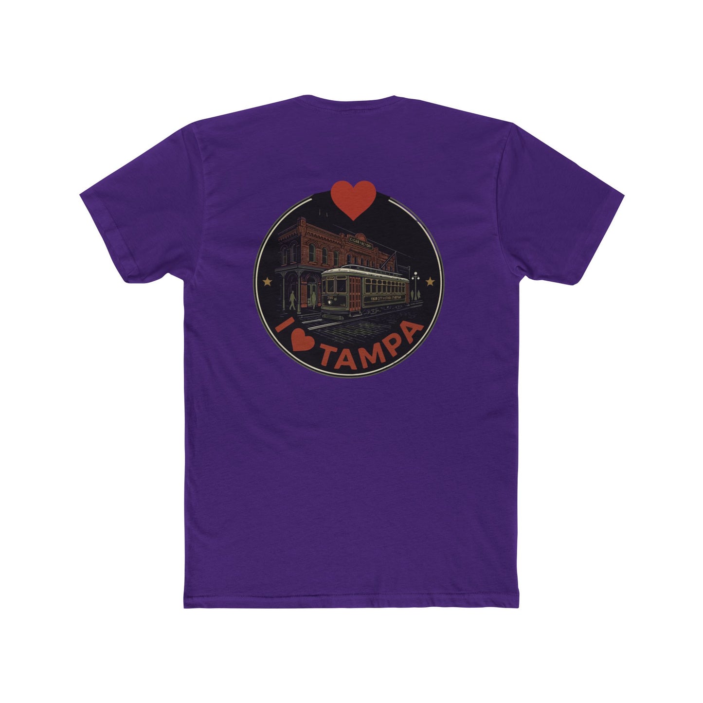 I Heart Tampa Streetcar T-Shirt — Retro Tampa Vintage City Tee